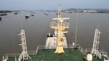 DJI_0920航拍 长江 船舶 锚地 