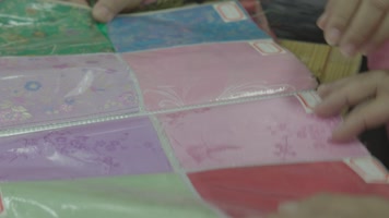 广州状元坊布料样品