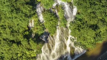 4K延时航拍荔波小七孔景点风光