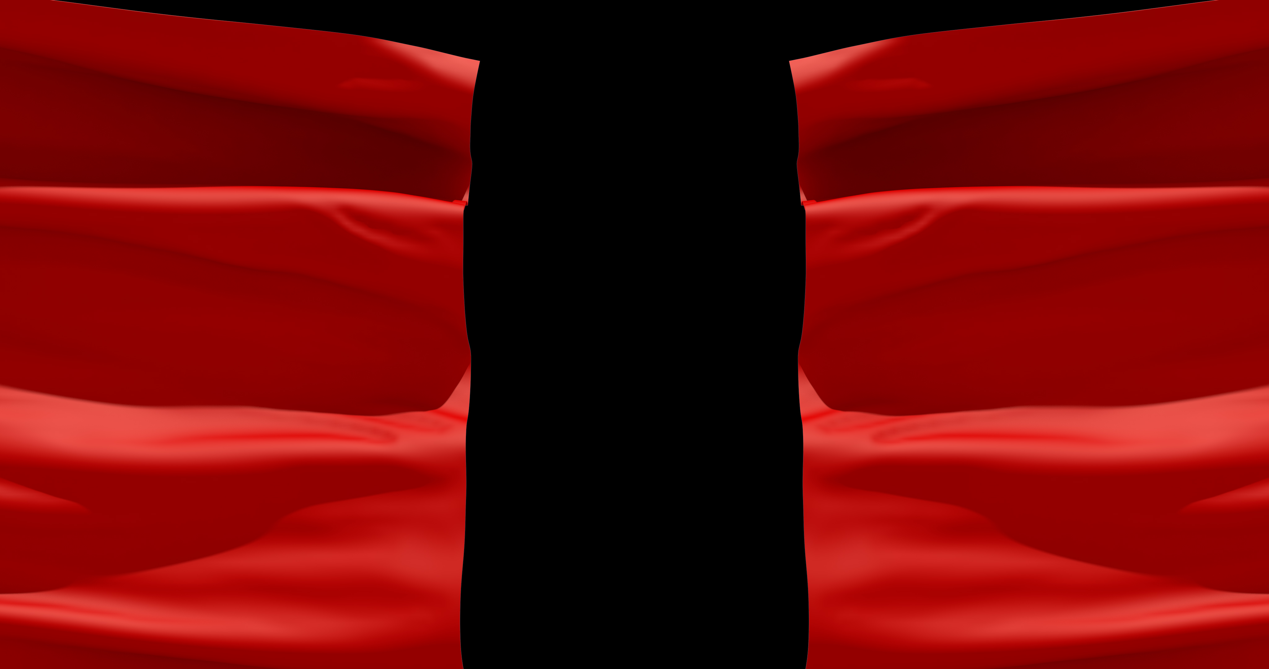 【原创】红旗红绸边框 转场带通道 【原创】红旗红绸边框 转场带通道