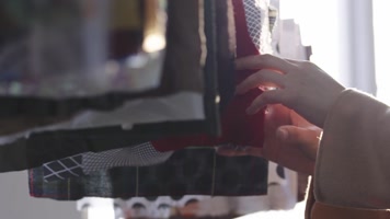 衣服服装挑选面料