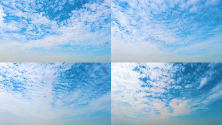 城市夕阳西下蓝天白云延时风景视频素材