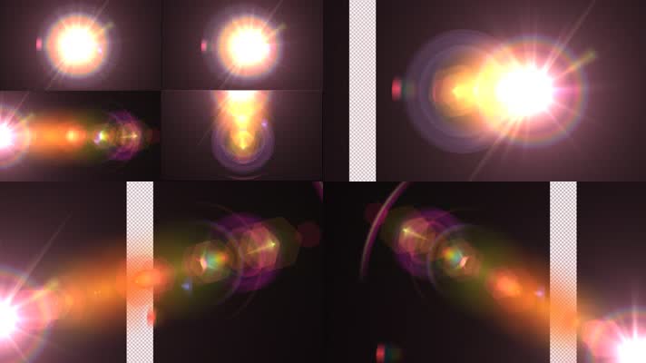 4组光效转场透明通道4K