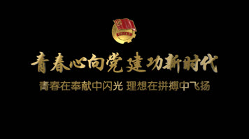 2组共青团徽章字体AE模版 2组共青团徽章字体AE模版
