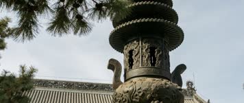 寺院佛教香火礼佛烧香拜佛弘扬佛法