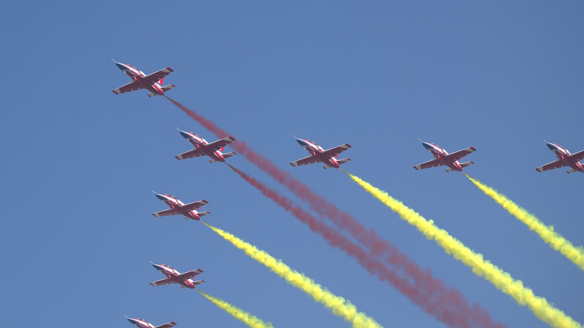 4K超稳：中国航展空军红鹰飞行表演队