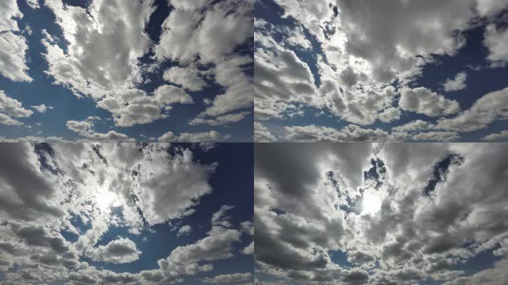 高空云层千变万化4K