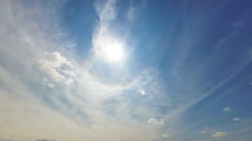 唯美阳光光晕白云蓝天4K 唯美阳光光晕白云蓝天4K