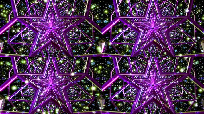 动感闪光五角星