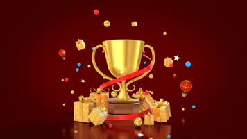 电商元素奖杯AE模板 电商元素奖杯AE模板