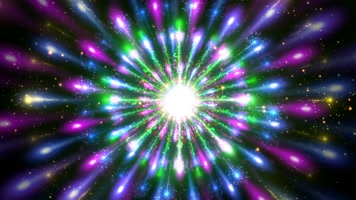 绚丽烟花粒子背景