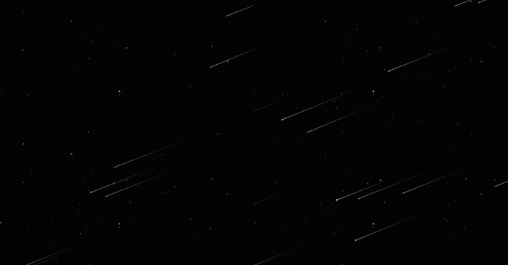【原创】夜空流星雨粒子带通道