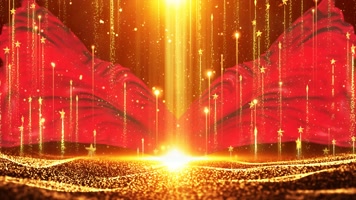 4K红绸粒子 4K红绸粒子