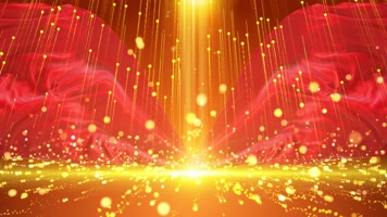 大气粒子红绸 大气粒子红绸