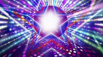 炫彩星光舞台光线