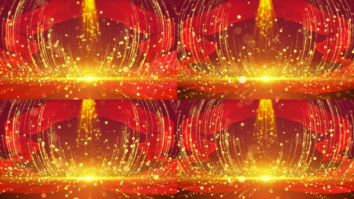 动感粒子红绸