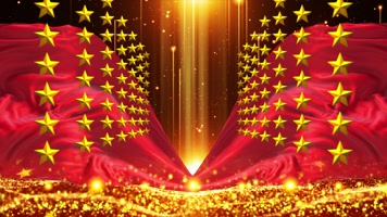 动感五角星背景