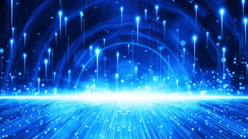 大气蓝绸粒子射线