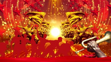 在灿烂的阳光下