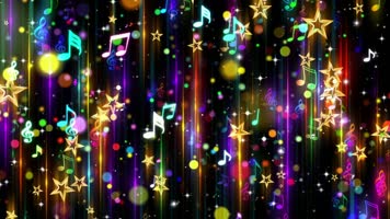 动感音符可爱星星