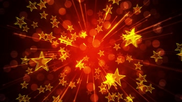 动感金色五角星 动感金色五角星