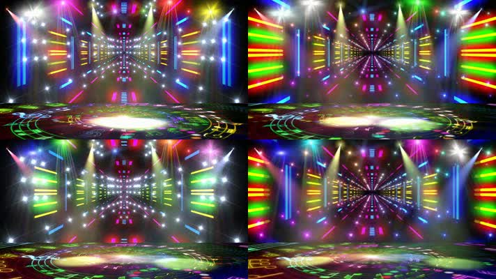 动感光线灯光舞蹈视频