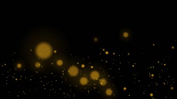 闪光金色粒子素材