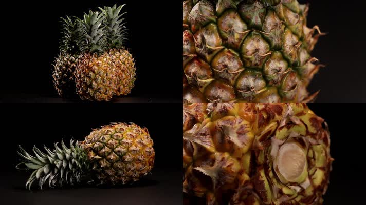 菠萝凤梨 水果 短视频展示