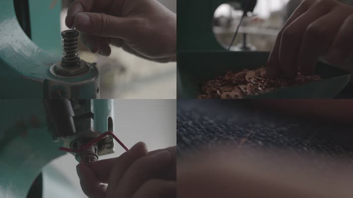 给牛仔裤安装扣子1