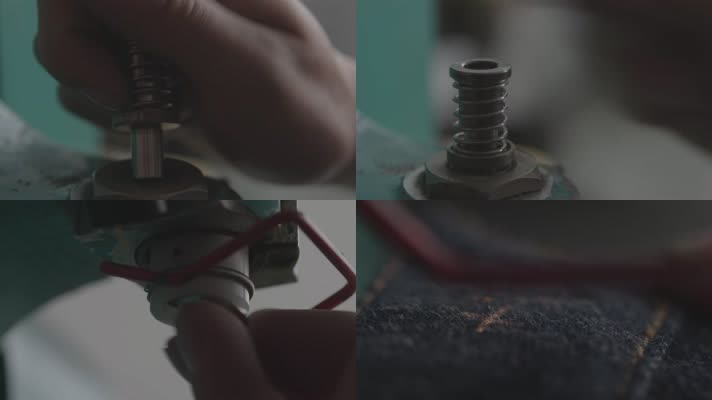 给牛仔裤安装扣子3