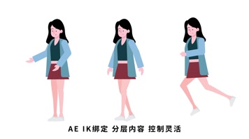 mg 人物 女人 运动 跑步 走路 讲解