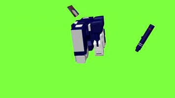 声波变形录音机绿幕(旋转)