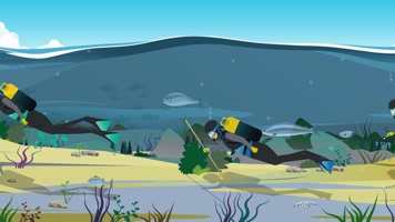 mg 人物 海底潜水 海洋探险