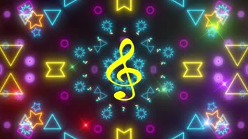 动感音符 几何图形