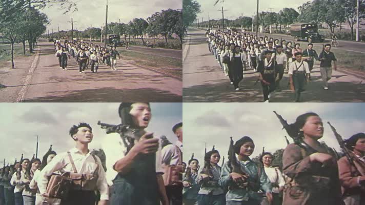 60年代上海民兵连