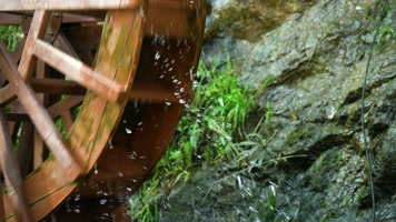 4K水车水力设施灌溉设备