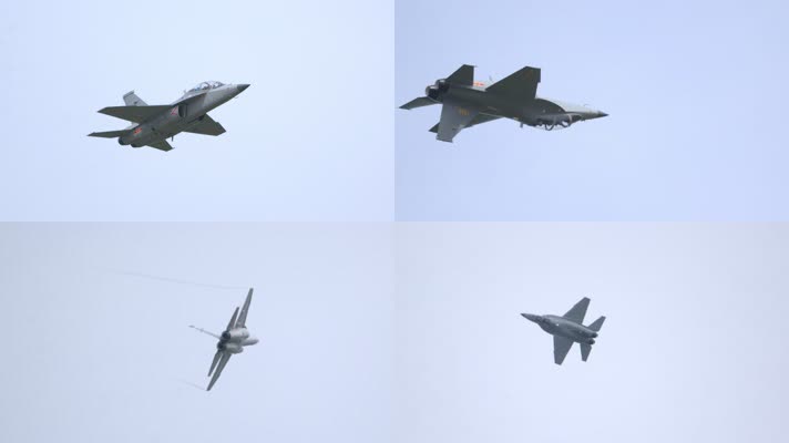 4K稳定：2022空军开放日教练10飞行表演