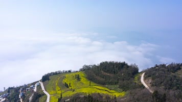 4K云南茨竹坝云海延时