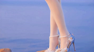 4k高清视频公主的高跟鞋