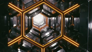 4K赛博朋克科技风时空穿梭