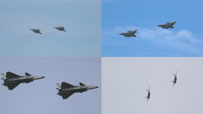 4K稳定：2022空军开放日歼20战斗机