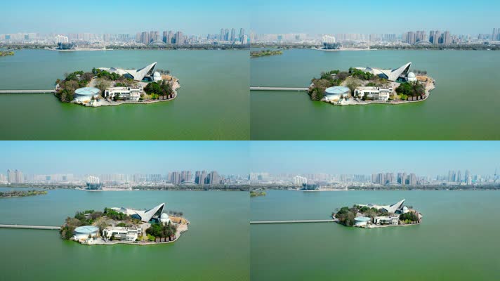 【4K60帧】徐州云龙湖水族展览馆航拍