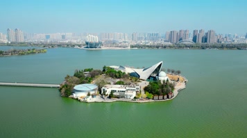 【4K60帧】徐州云龙湖水族展览馆航拍