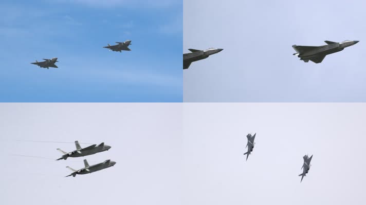 4K稳定：2022空军开放日歼20战斗机