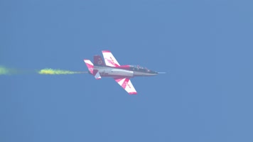 4K稳定：航展空军红鹰飞行表演队教练8飞机