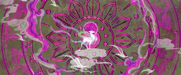 九色鹿藻井图案FF22278