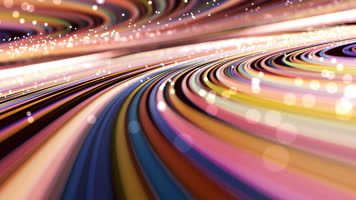 炫彩粒子光线4K