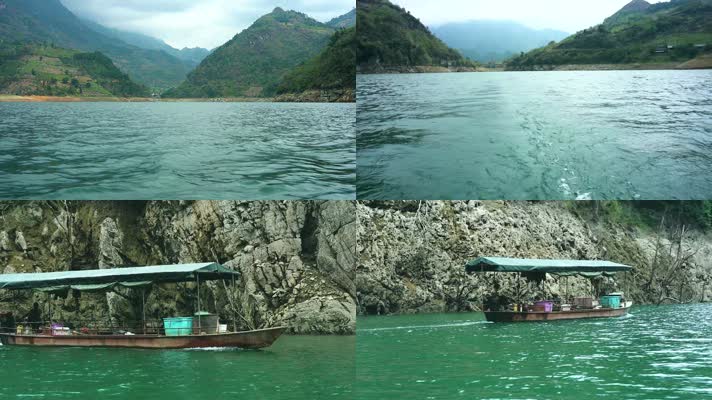 绿水青山水库自然风光