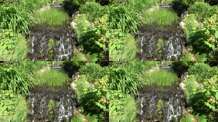 4K大自然的声音 舒缓潺潺流水 鸟鸣