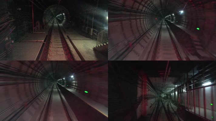 唯美城市地铁快速行驶第一视角9